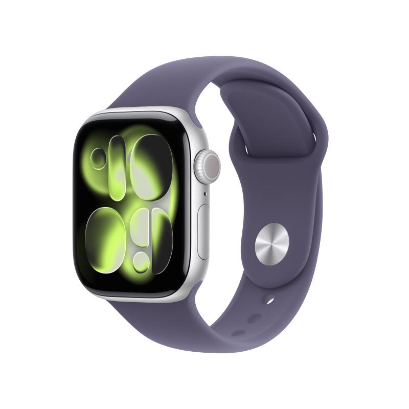 Apple AW S11 42 Cel Silver Alum PFog Band M/L