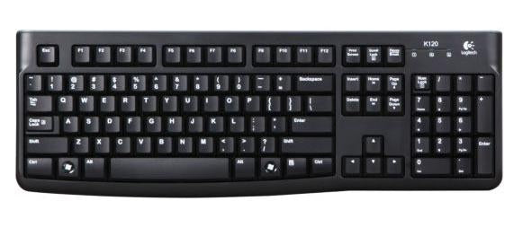 Tastatura K120 Business, USB, neagra, Nordic "920-002528"