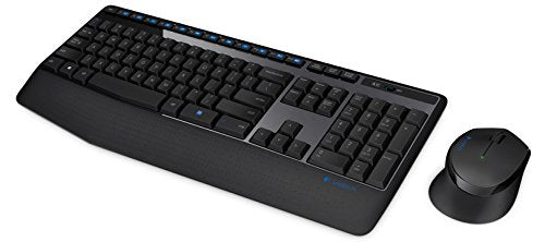 KIT wireless LOGITECH, tastatura wireless + mouse wireless, black, "MK345" "920-006489"