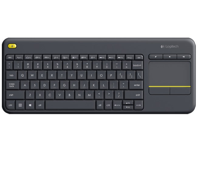 TASTATURA LOGITECH wireless, cu touchpad, black, "K400 Plus" 45500377 "920-007145"