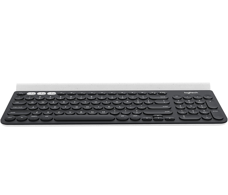 TASTATURA LOGITECH wireless &amp; bluetooth, multimedia, 1 singur receiver, negru &amp; argintiu, "K780" "920-008042"