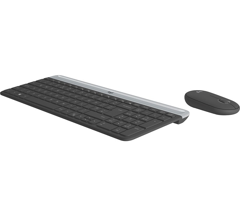 LOGITECH Logitech Slim Wireless Keyboard and Mouse Combo MK470 - GRAPHITE