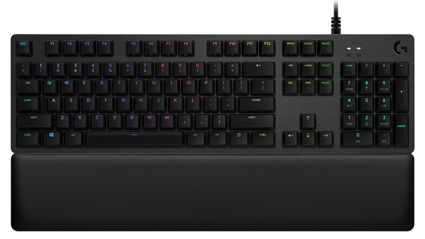 LOGITECH G513 CARBON LIGHTSYNC RGB Mechanical Gaming Keyboard, GX Brown-CARBON-US INTL-USB-INTNL-TACTILE