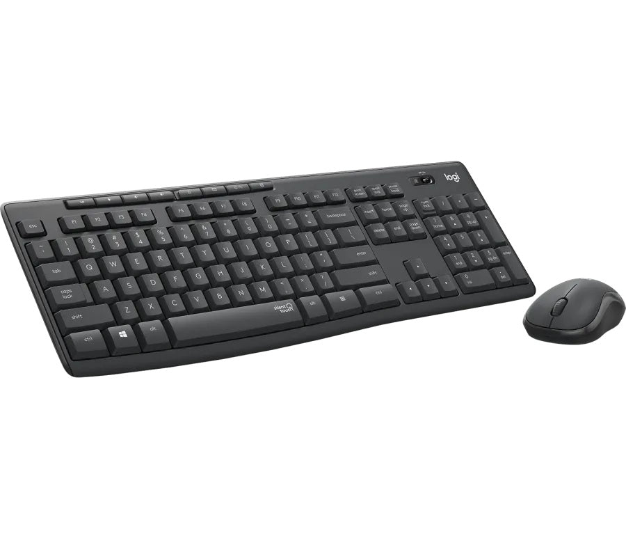 Kit TASTATURA si Mouse LOGITECH, "MK295", wireless, taste format standard (104-108 taste), mouse Graphite, 3/1 butoane, 104, "920-009800"
