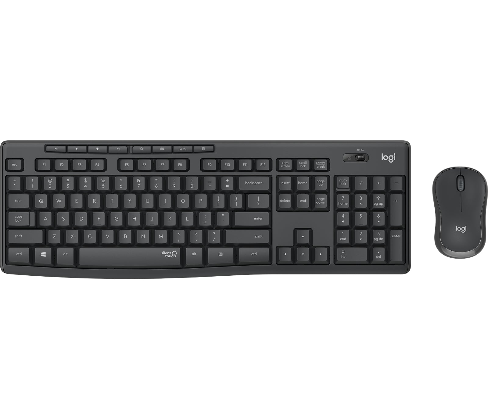 LOGITECH MK295 Silent Wireless Combo GRAPHITE CZE-SKY INTNL "920-009808"
