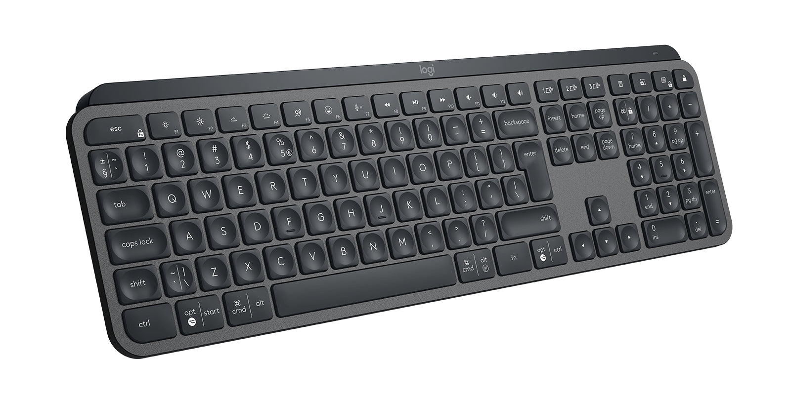 LOGITECH MX Keys Bluetooth Illuminated Keyboard - GRAPHITE- US INTL - B2B "920-010251"