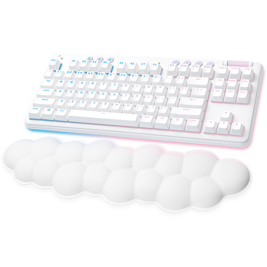 Logitech G715 Wireless Mechanical Gaming Keyboard - OFF Alb - US INTL - TACTILE, 