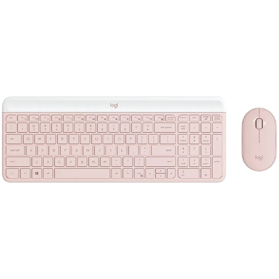 LOGITECH MK470 Slim Combo - ROSE - US INTL - 2.4GHZ - INTNL-973 "920-011322"