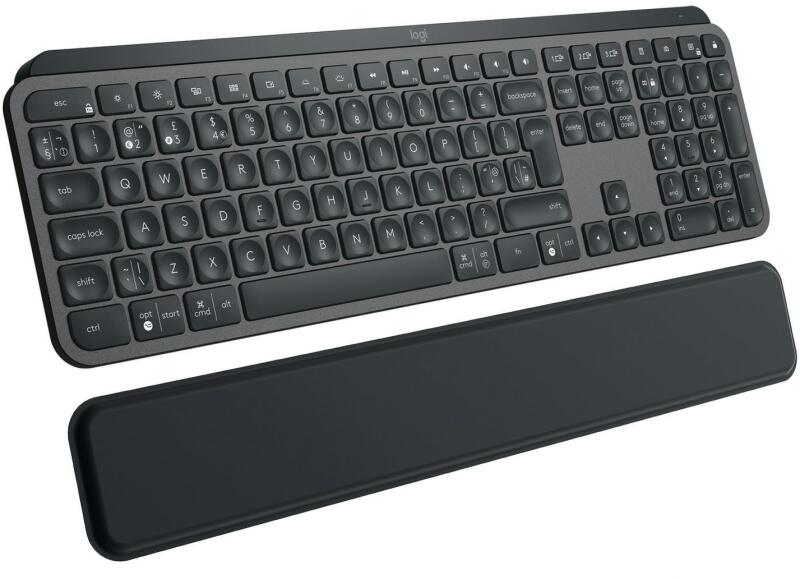 LOGITECH MX Keys S - GRAPHITE - (US) INTL - BT - N/A - INTNL-973 - PLUS PALMREST "920-011589"
