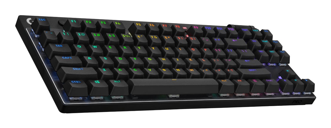 LOGITECH G PRO X TKL LIGHTSPEED Gaming Keyboard - Negru - US INTL - 2.4GHZ/BT - EMEA28i-935 - CLICKY 