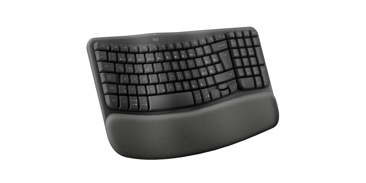 Logitech Wave Keys wireless ergonomic keyboard GRAPHITE (CZE-SKY) 2.4GHZ/BT UNIVERSAL 