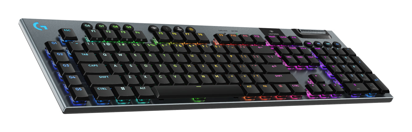 LOGITECH G915 X LIGHTSPEED Wireless Gaming Keyboard - BLACK - US INTL - 2.4GHZ/BT - EMEA28i-935 - CLICKY "920-012709"