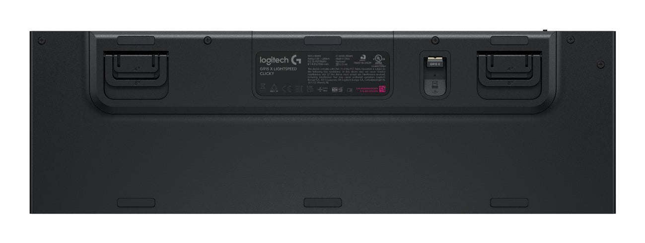 LOGITECH G915 X LIGHTSPEED Wireless Gaming Keyboard - BLACK - US INTL - 2.4GHZ/BT - EMEA28i-935 - CLICKY "920-012709"