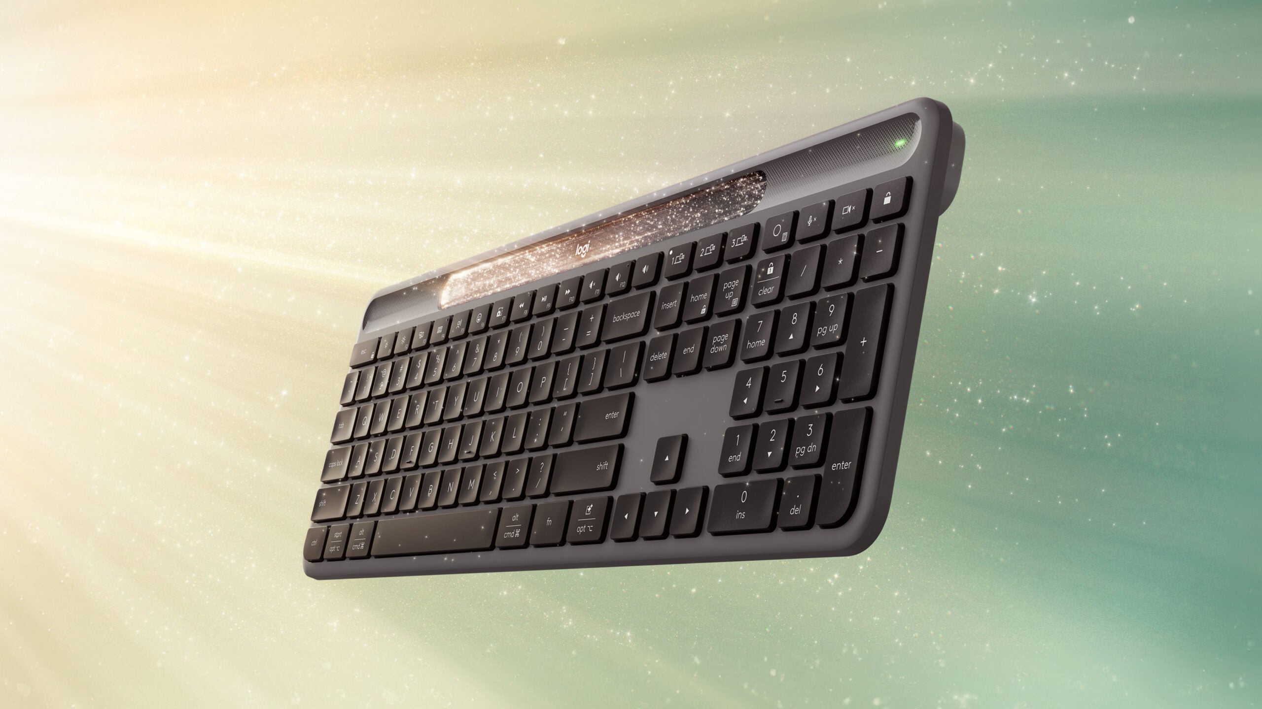K980 Signature Slim Solar [US] Black-Grey "920-013764"