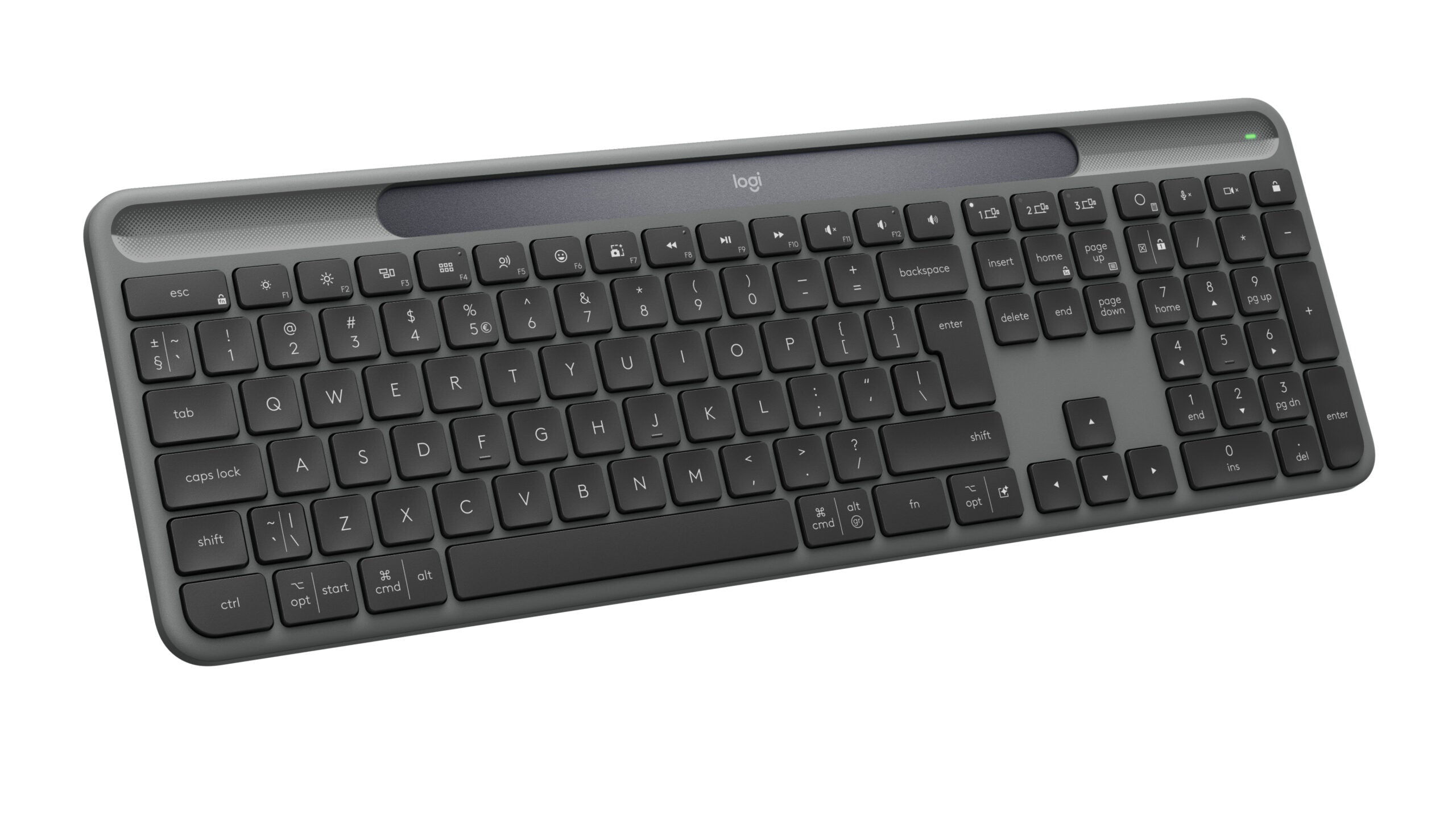 K980 Signature Slim Solar [US] Black-Grey "920-013764"