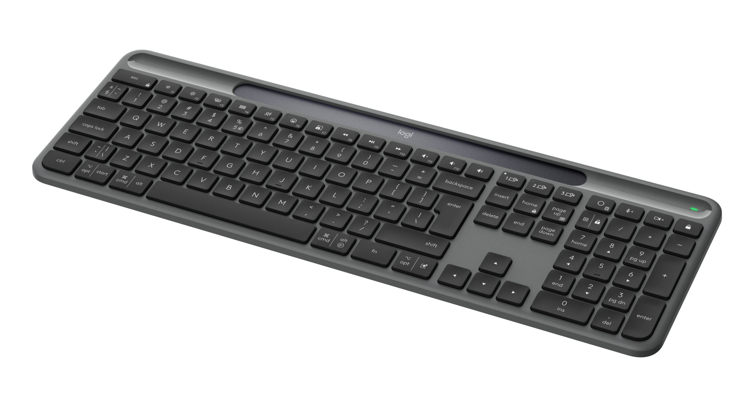 K980 Signature Slim Solar [US] Black-Grey "920-013764"