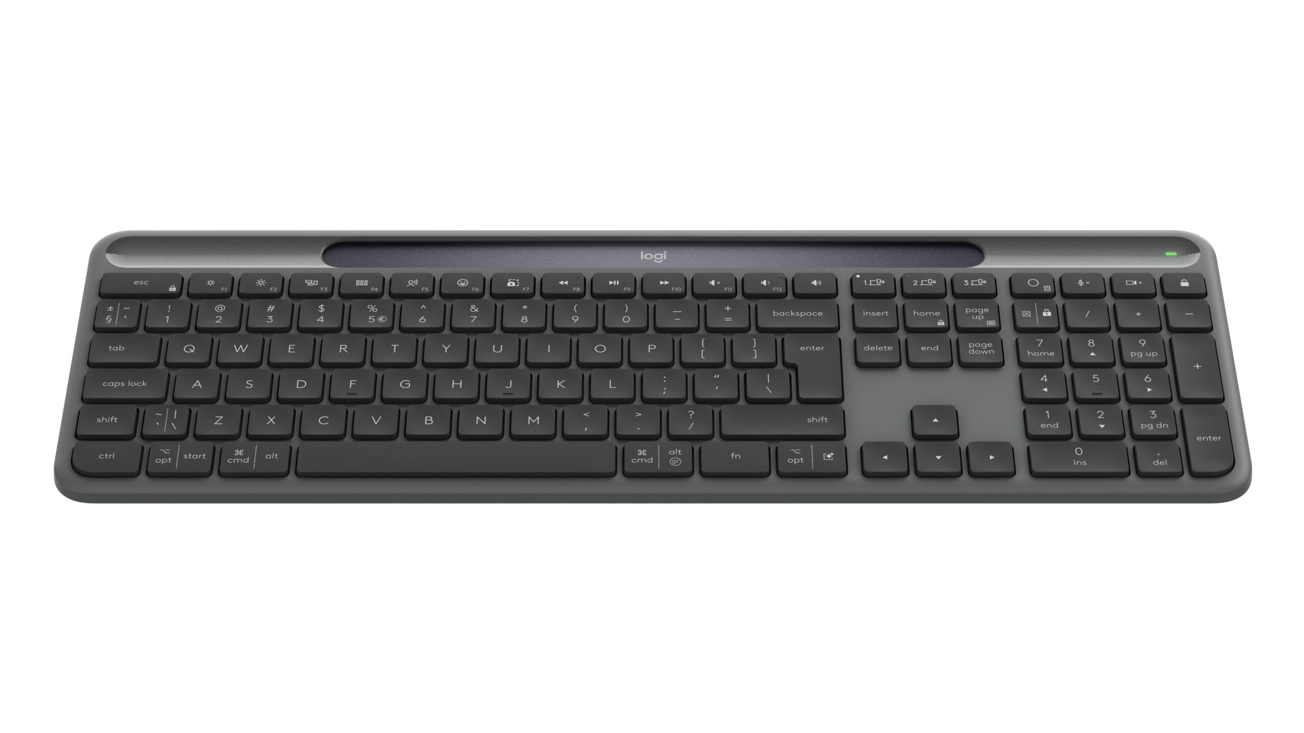K980 Signature Slim Solar [US] Black-Grey "920-013764"