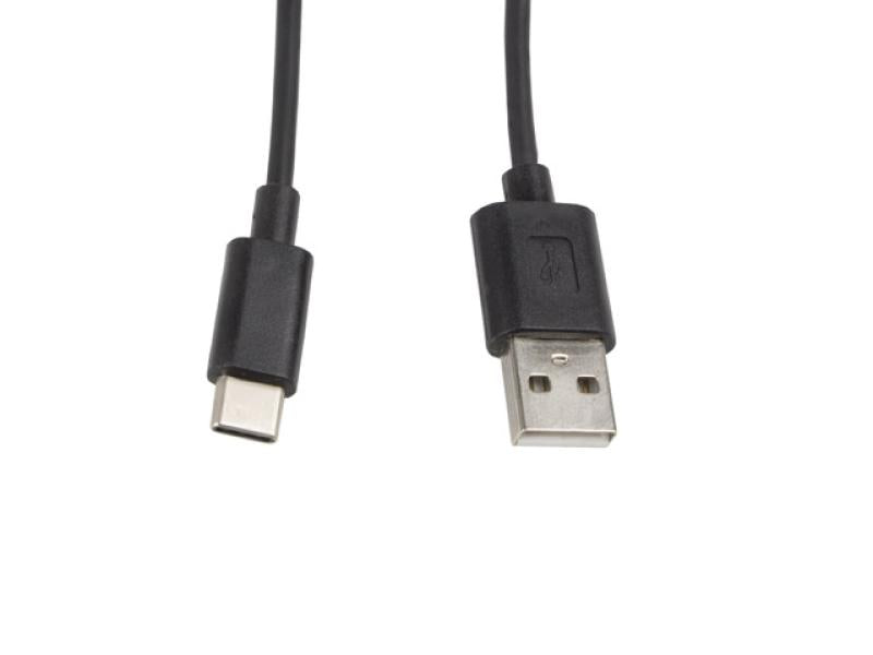 Lanberg Cablu USB-C(M)  USB-A(M) 2.0 1 m negru