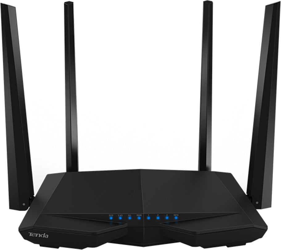 ROUTER Tenda wireless 1200Mbps, 4 porturi 10/100Mbps, 4 antene externe, Dual Band AC1200 