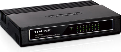SWITCH TP-LINK 16 porturi 10/100Mbps, carcasa plastic "TL-SF1016D"