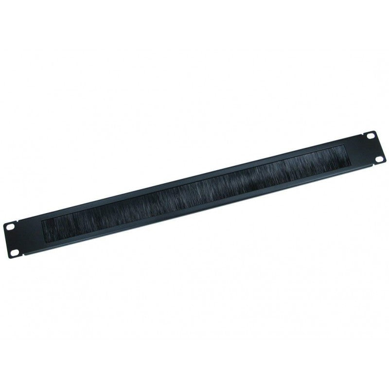 Ghidaj cabluri cu perii (organizator cabluri rack) , 1U , negru - DATEUP "9801130671