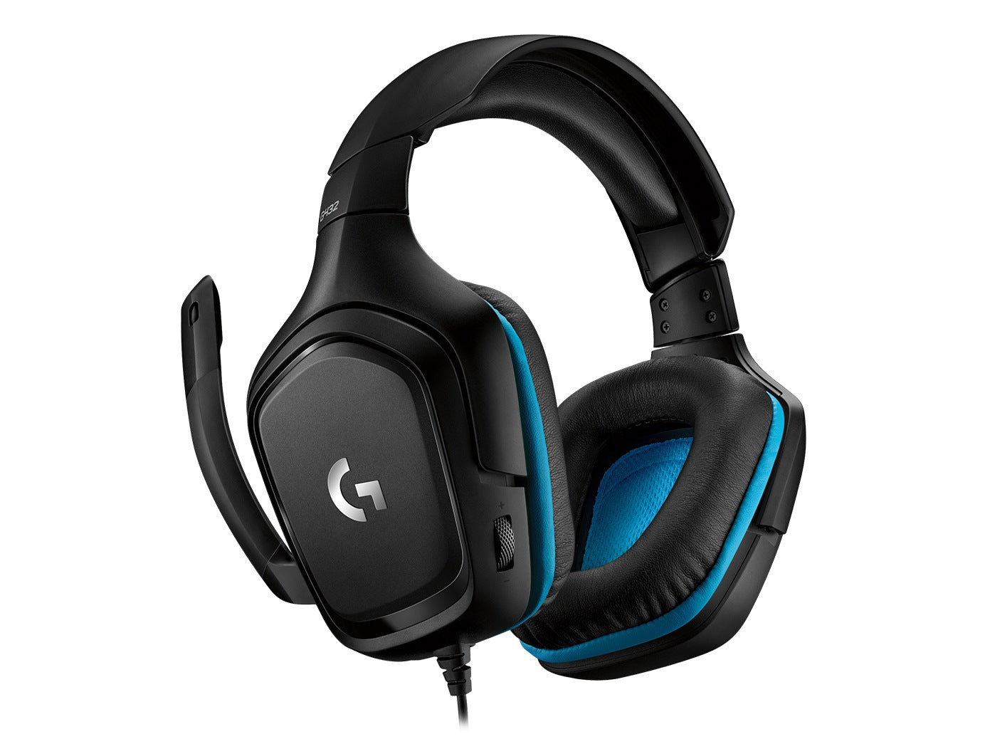 CASTI Logitech, "G432", cu fir, gaming, utilizare multimedia, microfon pe brat, conectare prin Jack 3.5 mm, USB 2.0, negru, "981-000770", (timbru verde 0.8 lei)