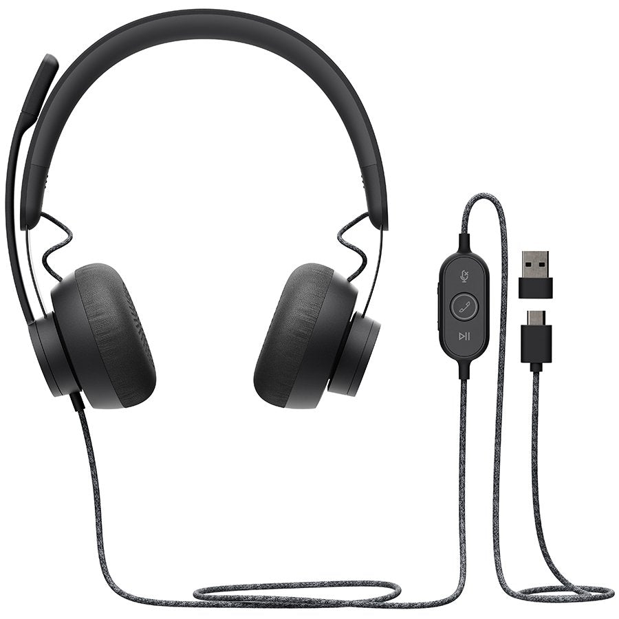 LOGITECH ZONE WIRED HEADSET FOR TEAMS - EMEA "981-000870" (timbru verde 0.8 lei)