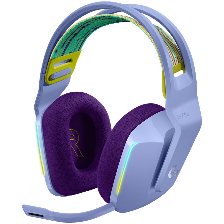 Logitech G733 LightSpeed Headset - LILAC - EMEA 
