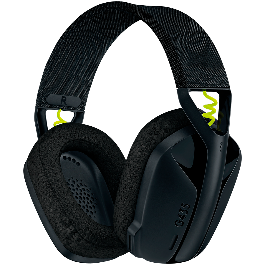 Logitech G435 LIGHTSPEED Wireless Gaming Headset - Negru - 2.4GHZ - EMEA - 914, 
