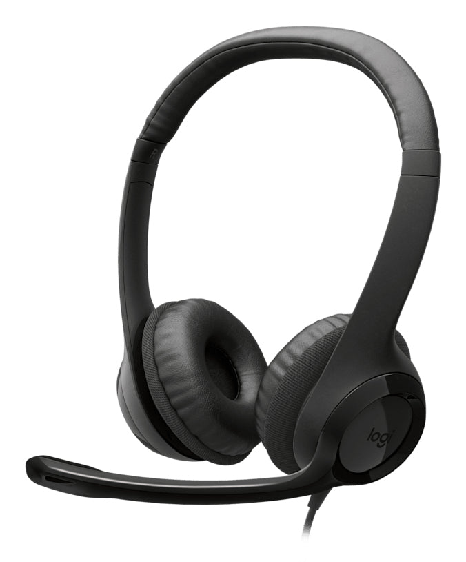 Casti H390 USB-C Black "981-001576" (timbru verde 0.18 lei)