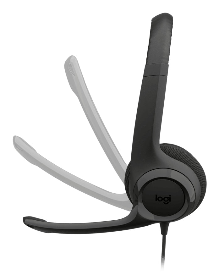 Casti H390 USB-C Black "981-001576" (timbru verde 0.18 lei)