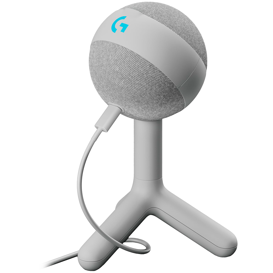 LOGITECH Yeti Orb RGB Gaming Mic with LIGHTSYNC - OFF WHITE - USB "988-000558"