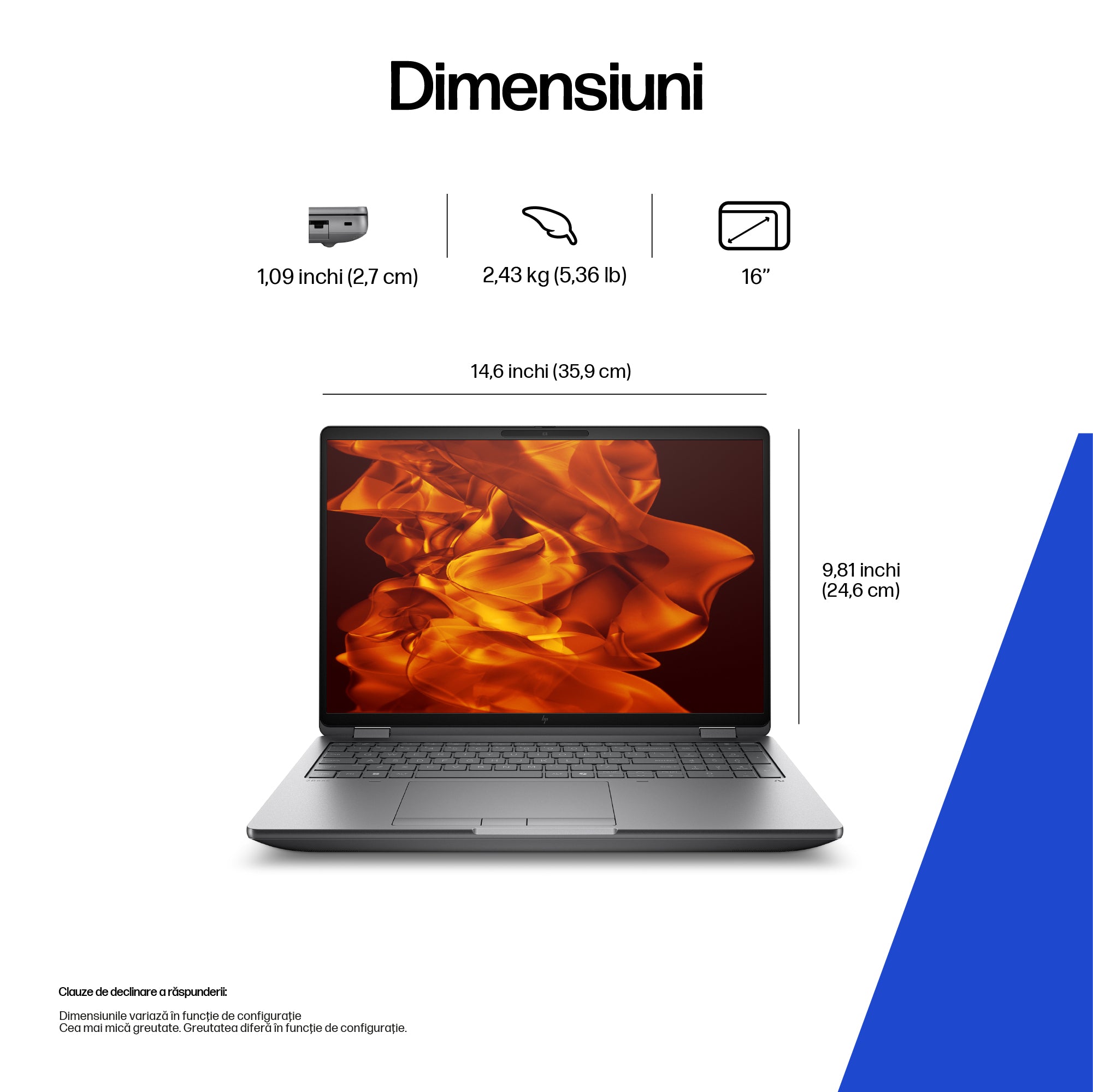 HP F16G1i U7-255HX 32 1T P2000 W11P 1yw "98L33ET"