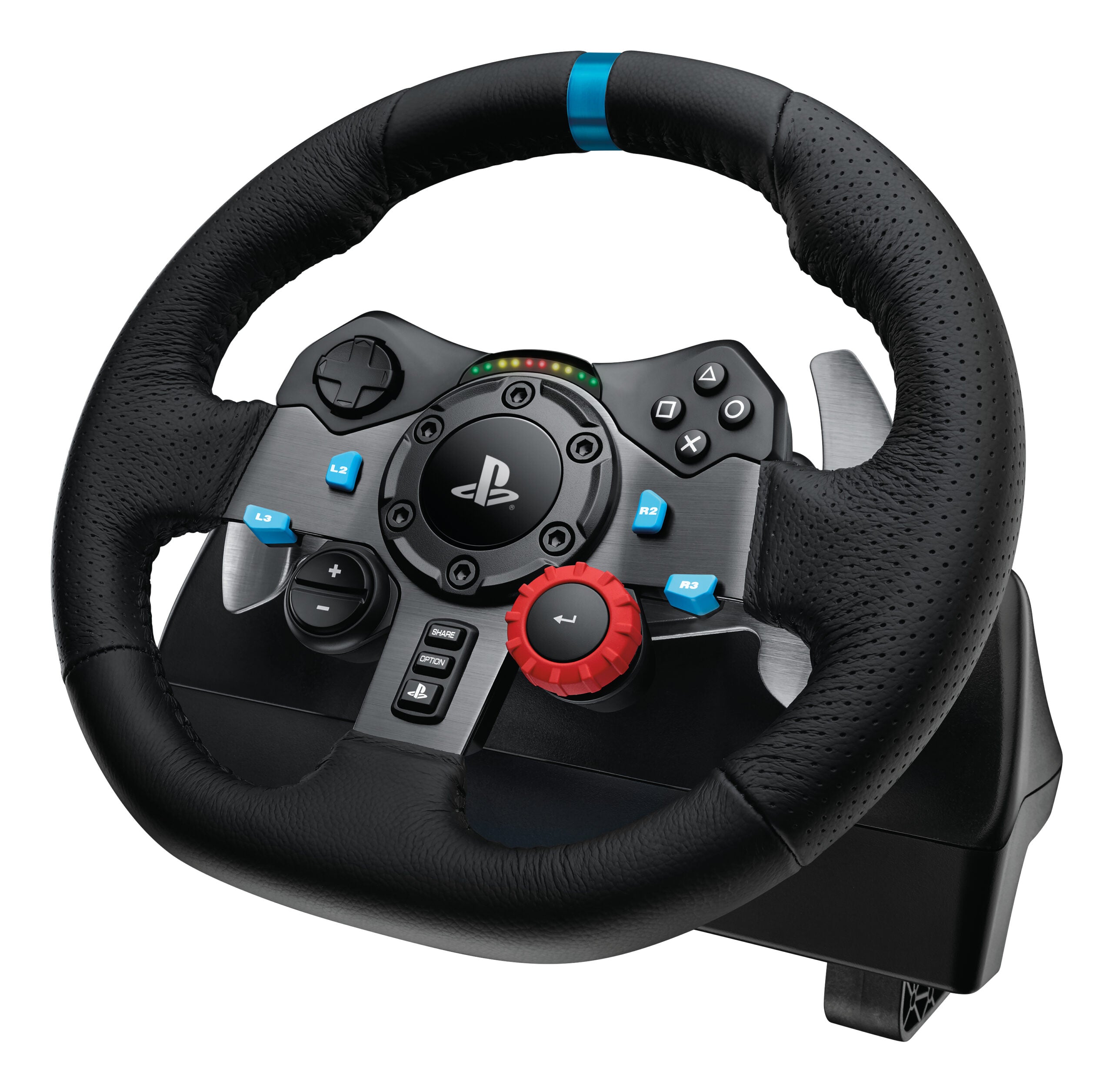 LOGITECH G29 EU + G435 Black Gaming Controller Aluminium Black USB Steering wheel + pedals + headset PC "991-000539"