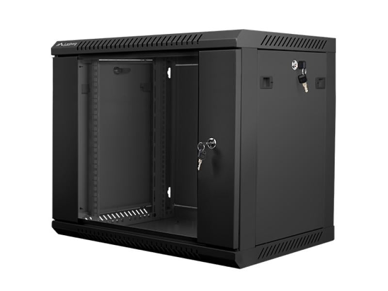 Lanberg Dulap rack de perete 19", 9U negru V2