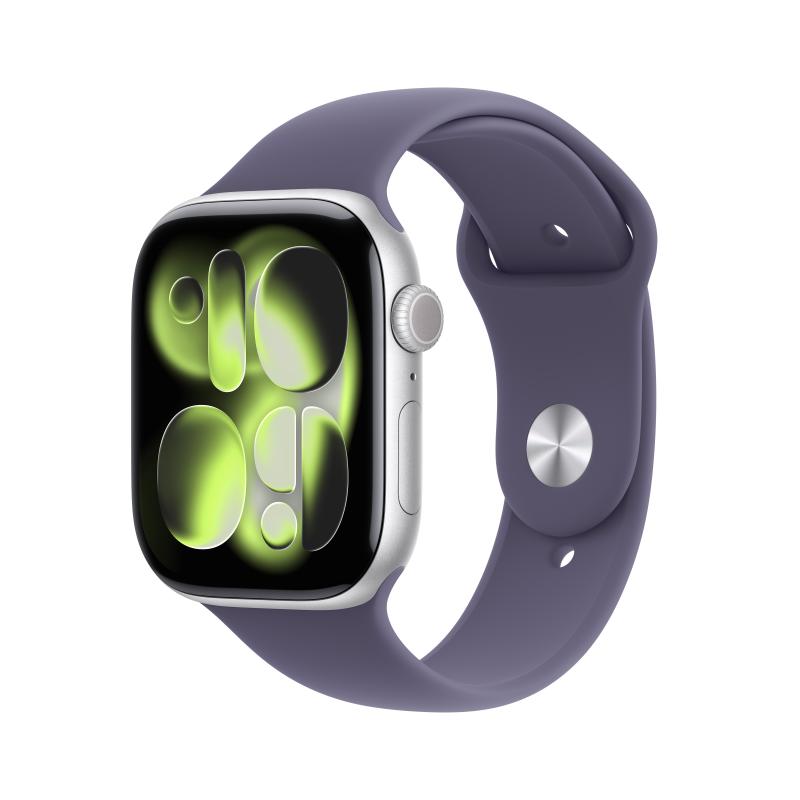 Apple AW S11 46 GPS Silver Alum PFog Band S/M