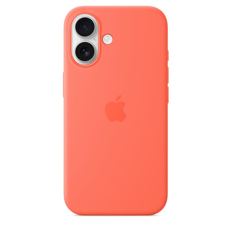 iPHONE Case 16 Silicone Og (iPhone 16 Silicone Case with MagSafe - Tangerine)
