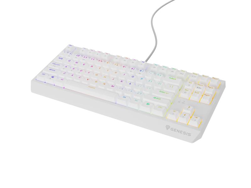 Tastatura Genesis Thor 230 TKL B alb