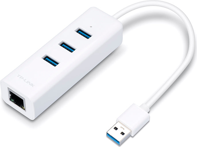 ADAPTOR RETEA TP-LINK , extern, USB 3.0, port RJ-45 | USB 3.0 x 3, 1000 Mbps Gigabit LAN, "UE330"