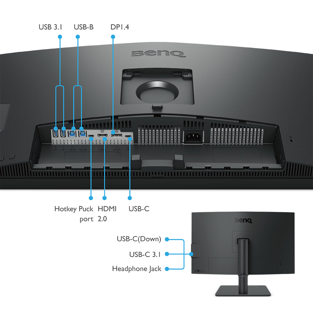 Monitor LED PD2705U 27" 3840x2160px 5ms Black "9H.LKDLA.TBE"