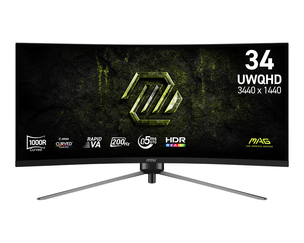 Monitor Gaming Rapid VA LED MSI 34
