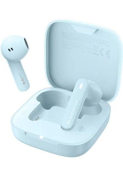 CASTI Baseus Bowie E16 TWS, pt smartphone, wireless, bluetooth 5.3, microfon pe casca,5 ore durata baterie, albastru "A00061900313-01"  (timbru verde 0.18 lei) - 6932172654818