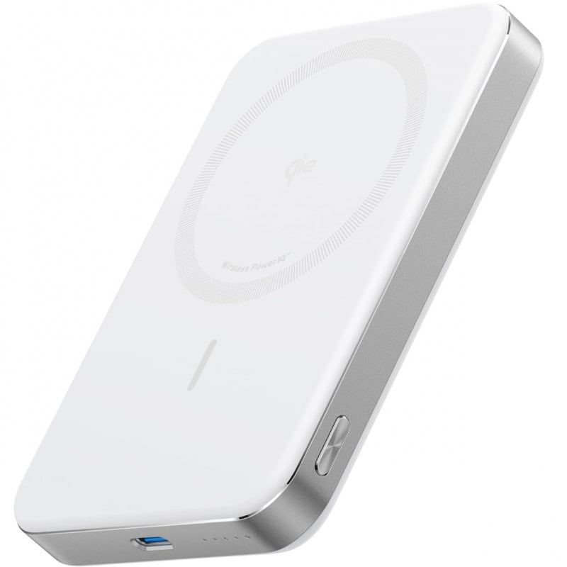 POWER BANK Anker "MagGo" 10.000 mAh, magnetic, wireless, 276 g, alb, "A1664H21" - 0194644203504
