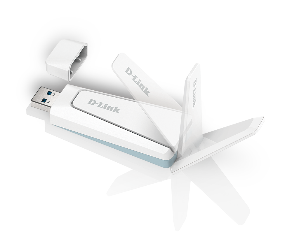 ADAPTOR RETEA D-LINK AX1800 Wi-Fi 6, extern wireless 2.4 GHz | 5 GHz, USB 3.0, port, 1800 Mbps, 1 x antena externa, "AX18U"