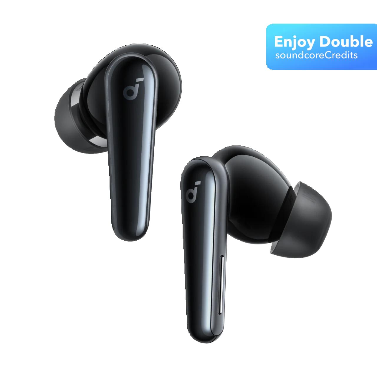 Casti TWS Anker "Soundcore Liberty 5", tip butoni, utilizare multimedia, Bluetooth 5.4, 6 x mic, durata baterie pana la 48 ore, IP55, ANC 3.0, negru, "A3957G11" - 0194644291334