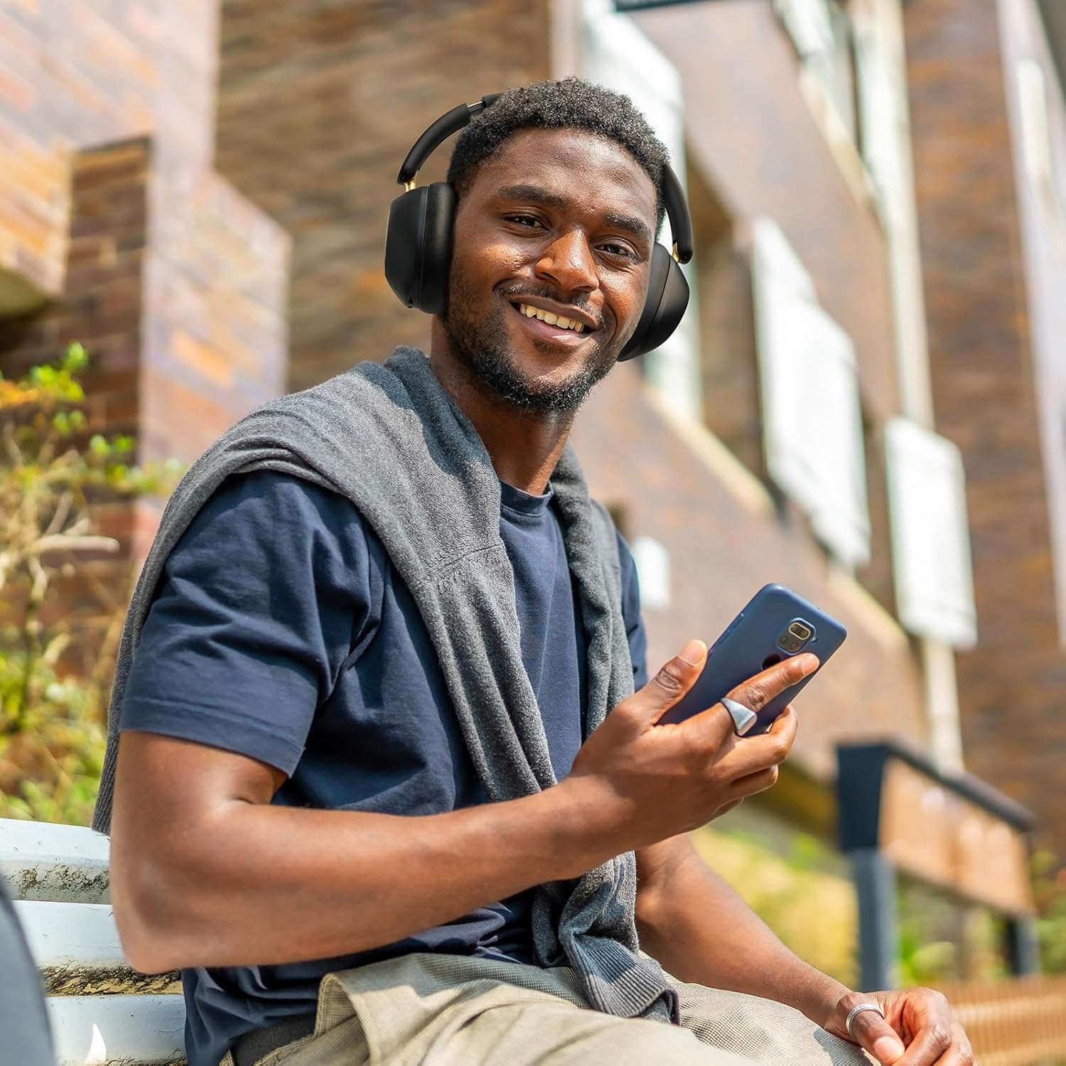Casti OneOdio "A5", Over-Ear, utilizare multimedia, Bluetooth 5.4 | fir Jack 3.5mm, multi-point connection, hybrid ANC, pana la 75 de ore, pliabile, difuzor 40mm, negru, "A5-Black" (timbru verde 0.8 lei) -