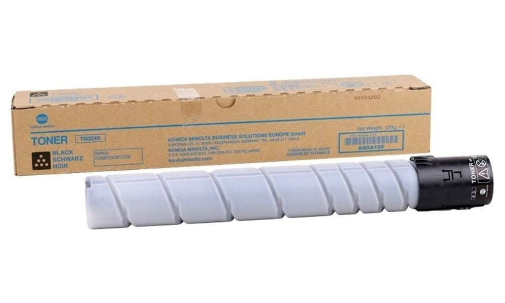 Toner Original KONICA-MINOLTA Black, TN-324K Half, pentru Bizhub C258|Bizhub C308|Bizhub C368, 28K,