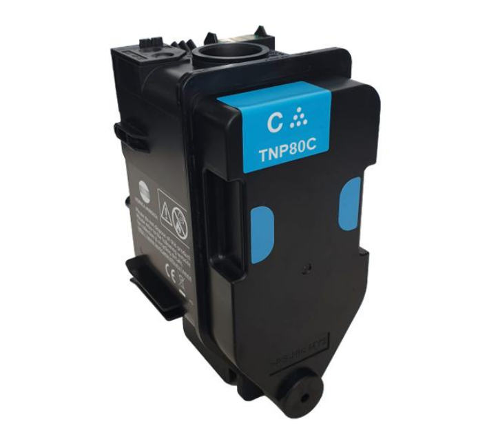 Toner Original Konica-Minolta Cyan, TNP80C, pentru Bizhuc C3300i|C3320i, 9K, , "AAJW452