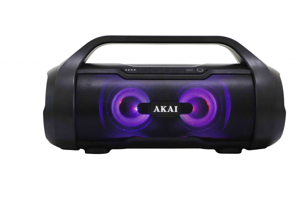 BOXE portabile AKAI, compact 2.0, RMS 15W, Bluetooth, conector Bluetooth, Jack 3.5mm, USB, negru, "ABTS-50"