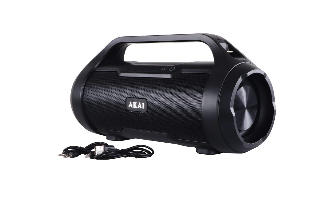 BOXE portabile AKAI, compact 2.0, RMS 15W, Bluetooth, conector Bluetooth, Jack 3.5mm, USB, negru, "ABTS-50"